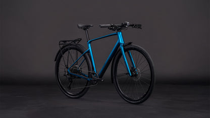 Produktbild: Cube Nulane C:62 SLX FE electricblue´n´blue, Schrägansicht (schwarzer Hintergrund)