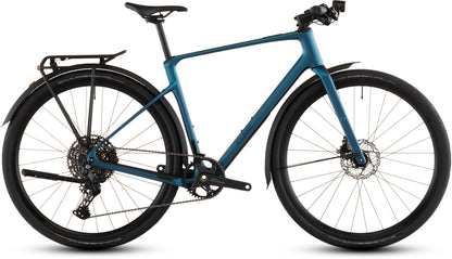 Produktbild: Cube Nulane C:62 SLX FE electricblue´n´blue, Seitenansicht (weißer Hintergrund)