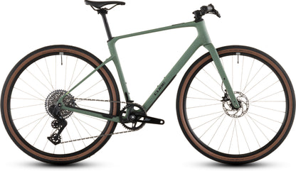 Produktbild: Cube Nulane C:62 SLT greensmoothie´n´green, Seitenansicht (weißer Hintergrund)