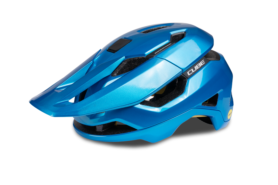 CUBE Helm HOVER 2026 – Gravel Helm blau, Freisteller