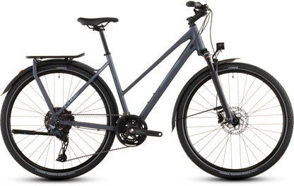 Produktbild: Cube Kathmandu EXC metallicgrey´n´chrome, Seitenansicht (weißer Hintergrund)