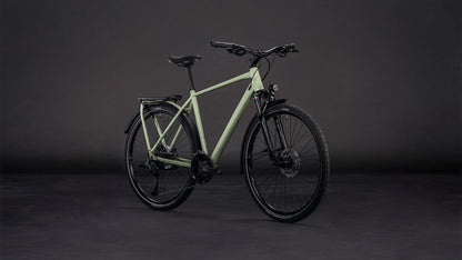 Produktbild: Cube Kathmandu EXC pea´n´grey, Schrägansicht (schwarzer Hintergrund)