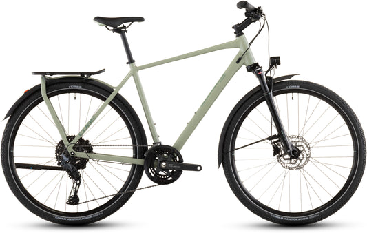 Produktbild: Cube Kathmandu EXC pea´n´grey, Seitenansicht (weißer Hintergrund)