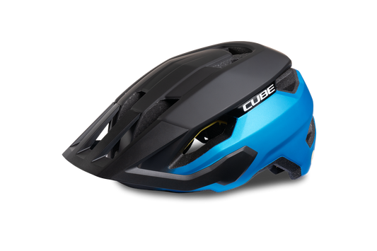CUBE Helm STRAY X Actionteam in blue