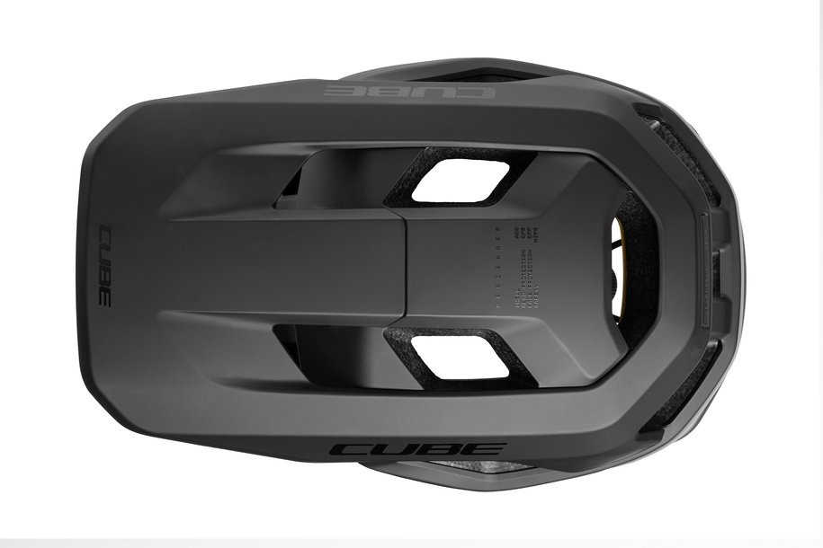 CUBE Helm DESCENDER black - Fullface