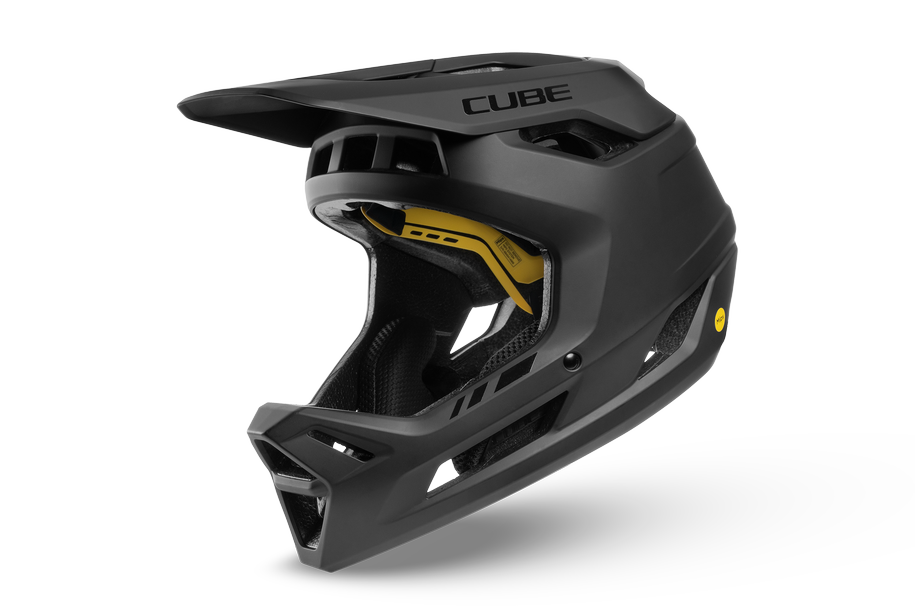 CUBE Helm DESCENDER black - Fullface