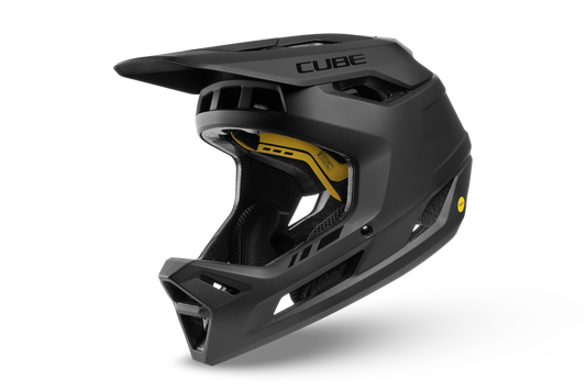 CUBE Helm DESCENDER black - Fullface