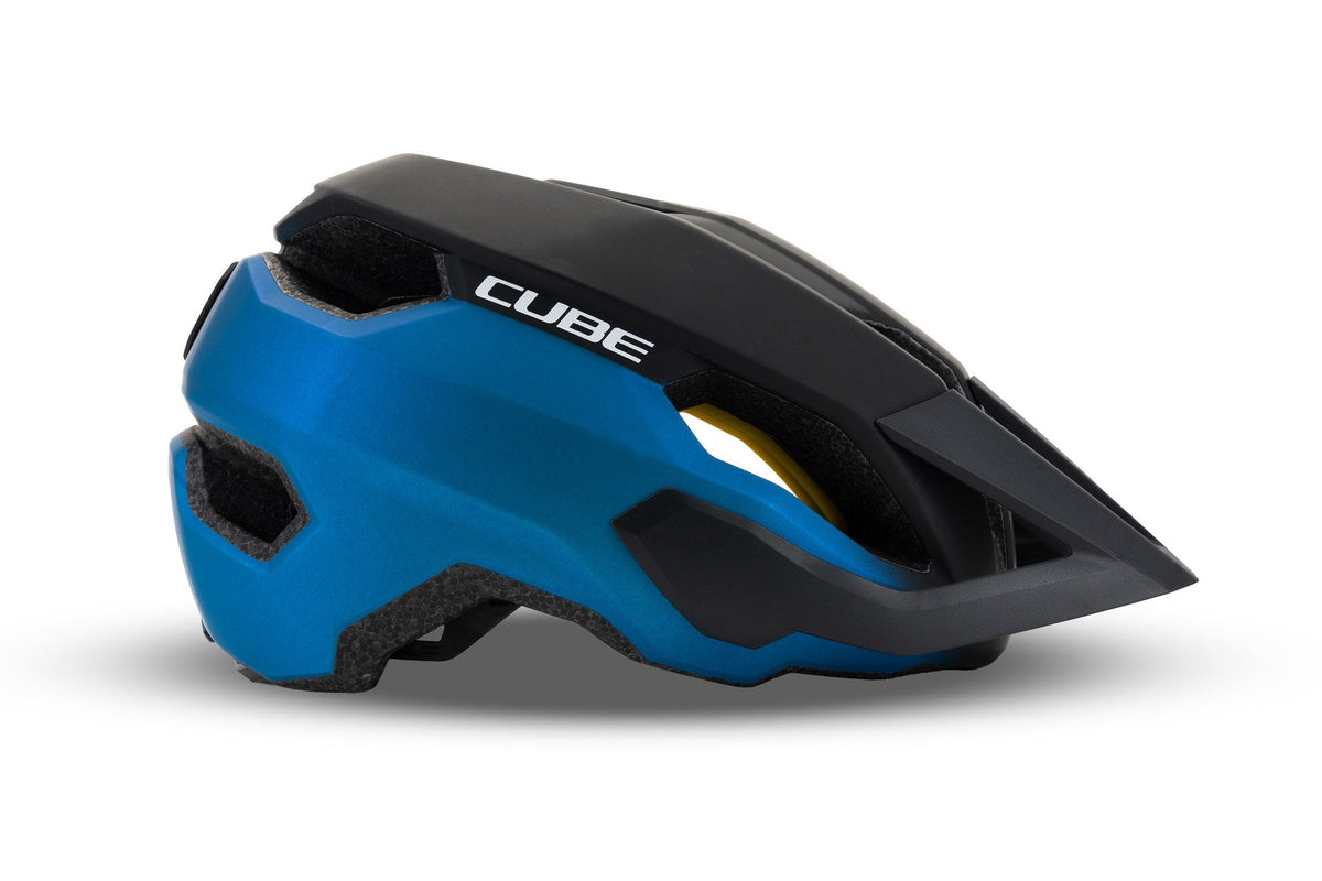 CUBE Helm STRAY X Actionteam in blue'n'grey (ActionTeam) – Detailansicht 1