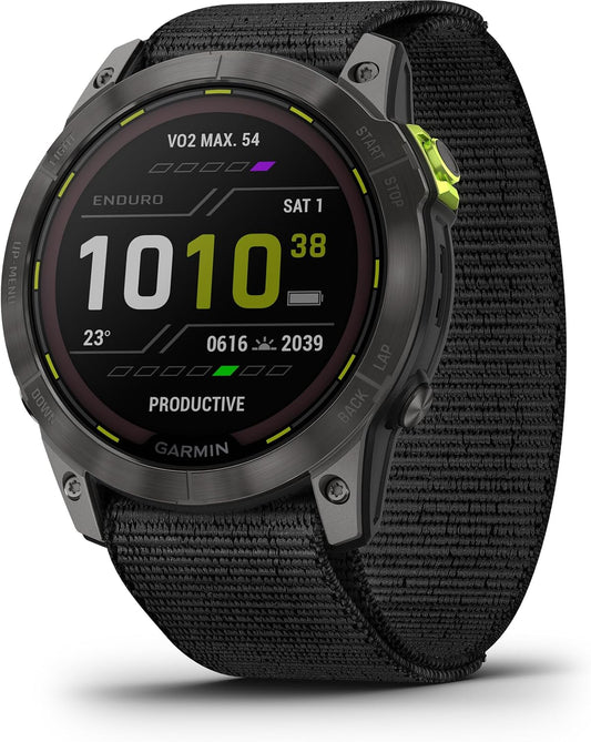 GARMIN Enduro 2 Ultra Performance GPS Multisport Smartwatch Solar