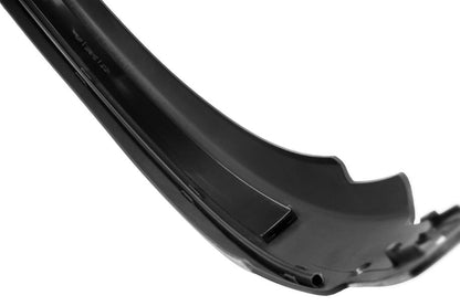 Nahaufnahme eines schwarzen Schutzblechsets ACID Schutzblechset SIC 2.0 84 29" BB Mount mit geschwungenem schwarzem Kunststoffdesign auf weißem Hintergrund.