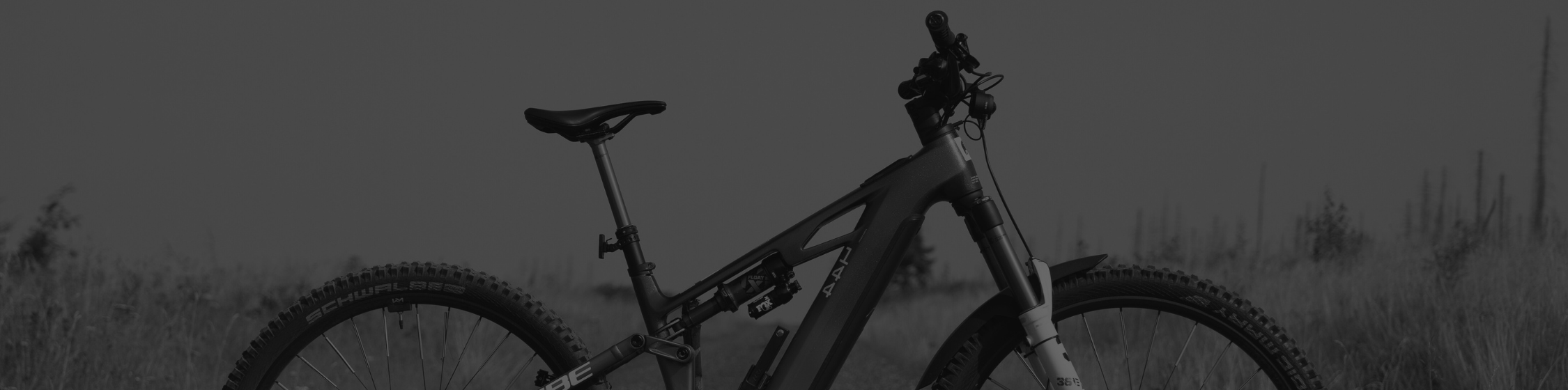 Black Week Banner – Einzelbanner MTB grau auf dunklem Hintergrund