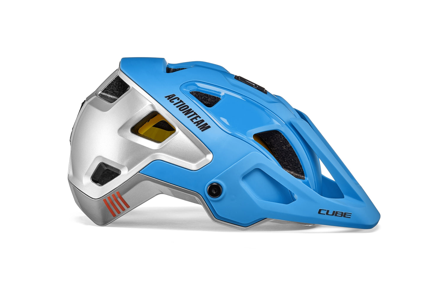 CUBE Helm STROVER X Actionteam blue´n´grey