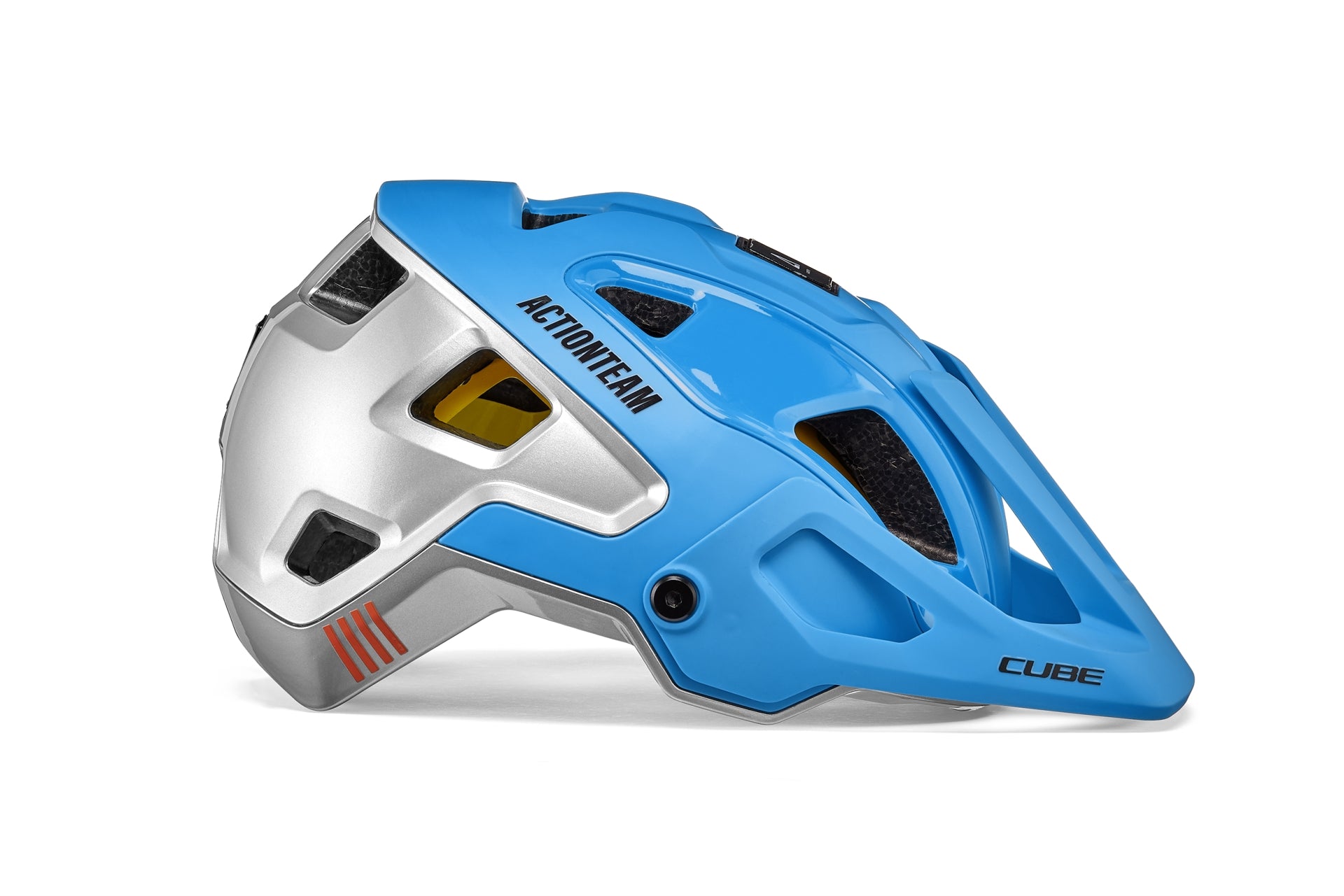 CUBE Helm STROVER X Actionteam blue´n´grey