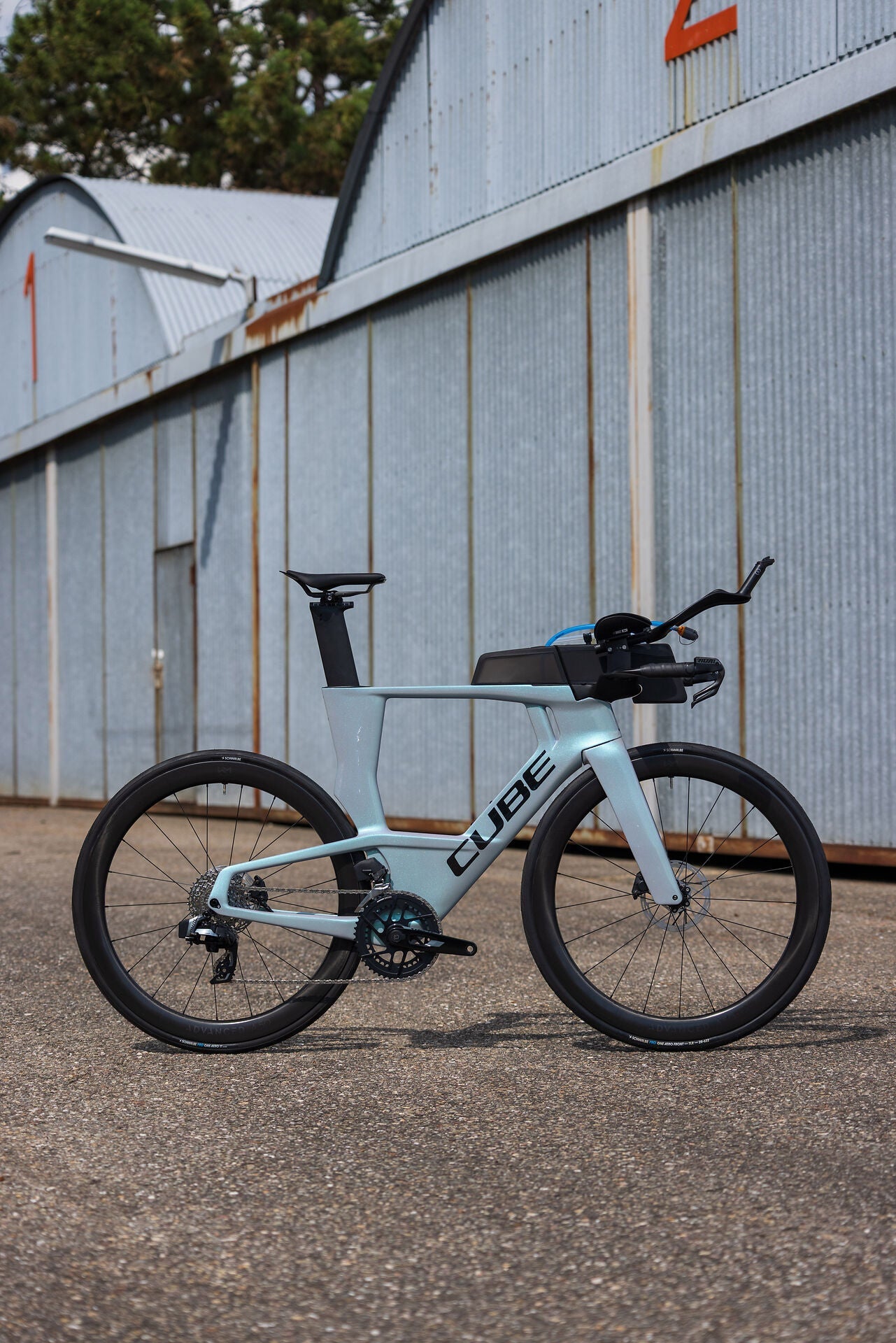 Cube Aerium C:68X Pro greenfusion´n´black 2027 – Triathlonrad – Seitenansicht 2