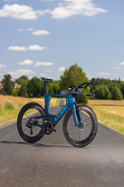 Cube Aerium C:68X SLT liquidbluegrid´n´chrome 2027 – Triathlonrad – Seitenansicht 3