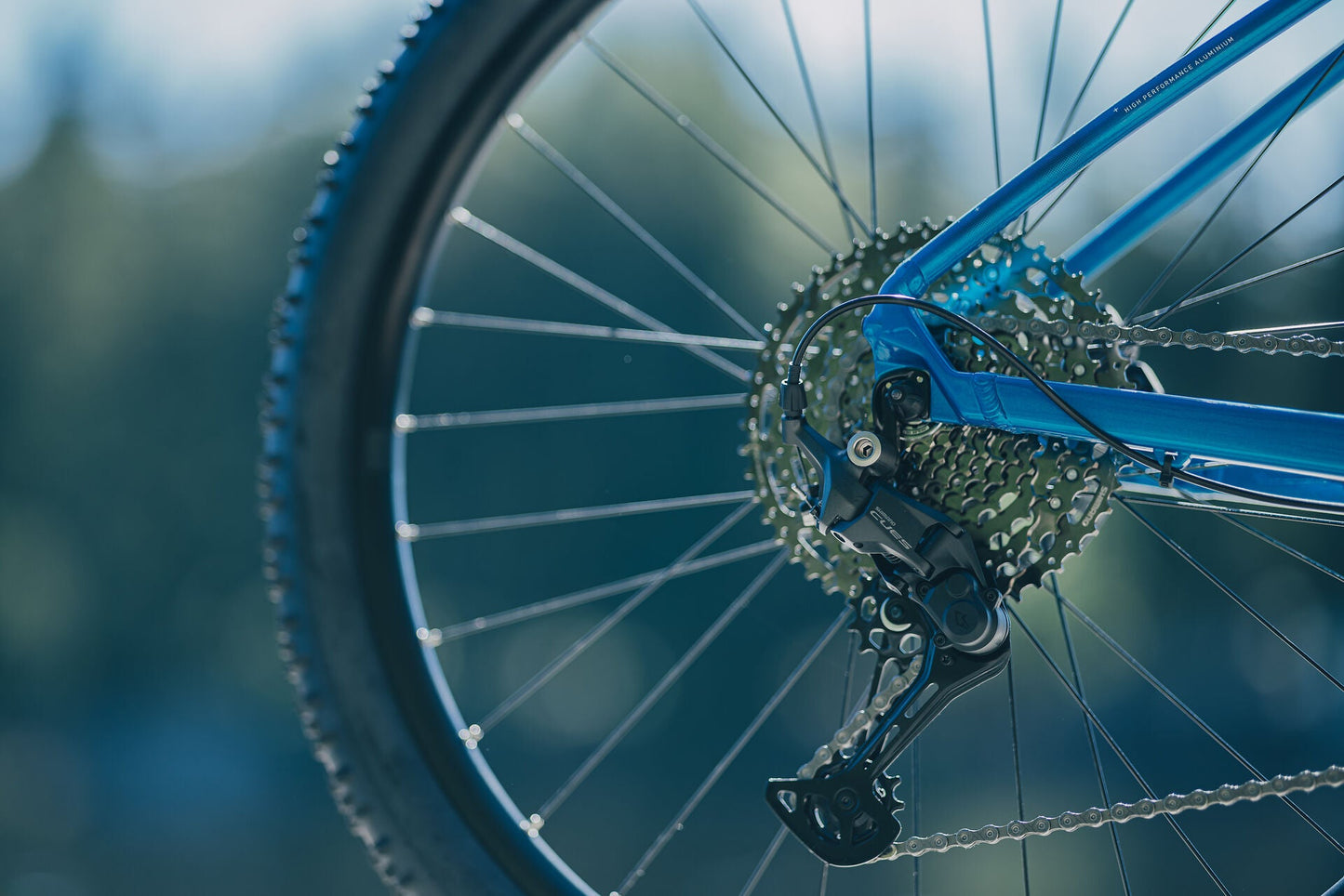 Cube Aim Pro topasblue´n´blue 2027 – Mountainbike Hardtail – Detailansicht 3