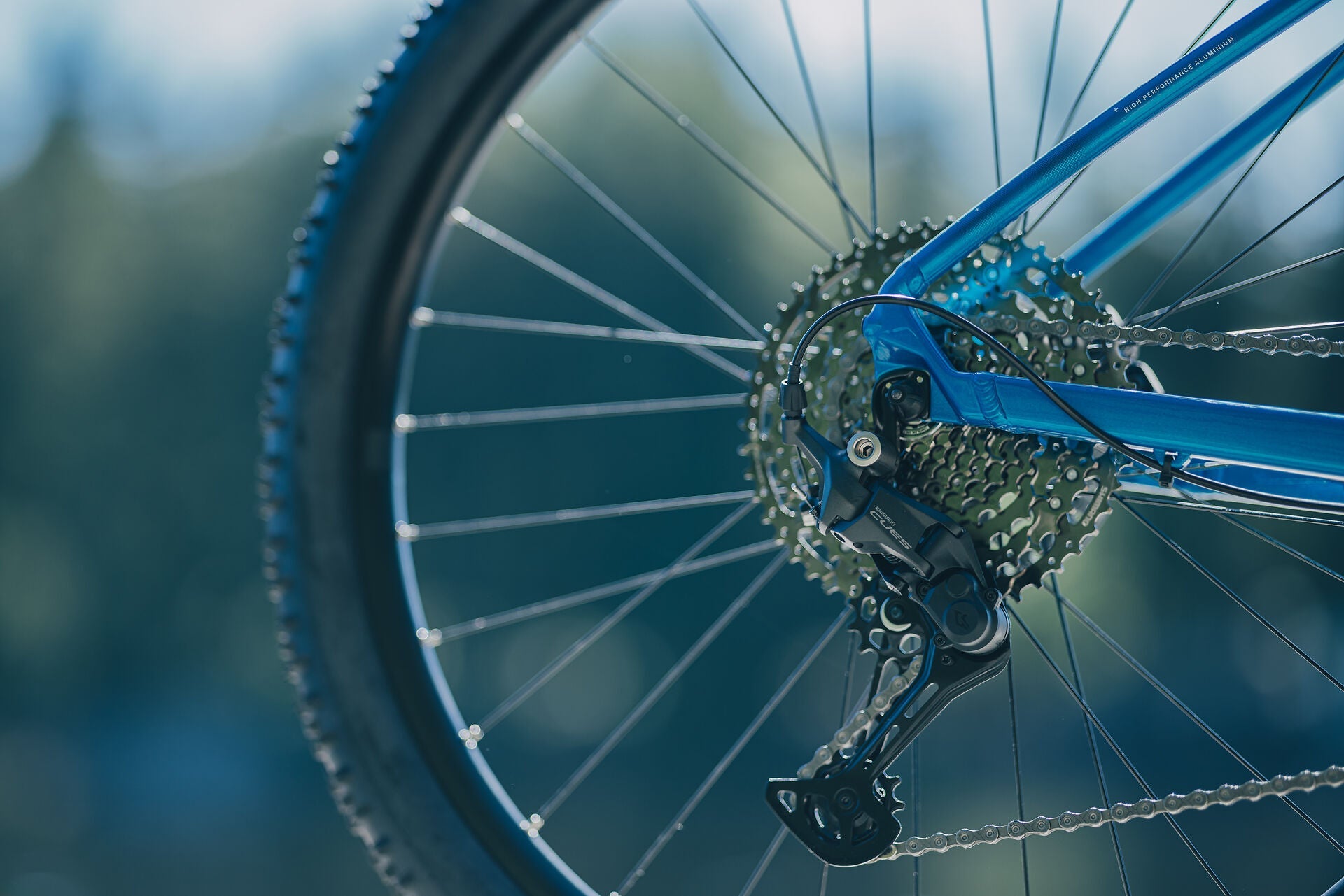 Cube Aim Pro topasblue´n´blue 2027 – Mountainbike Hardtail – Detailansicht 3