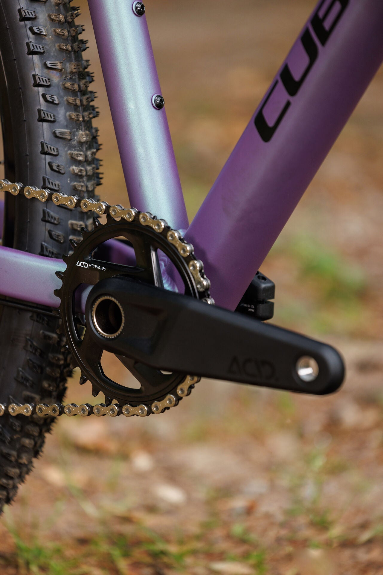 Cube Aim SLT mysticpurple´n´black 2027 – Mountainbike Hardtail – Detailansicht 1