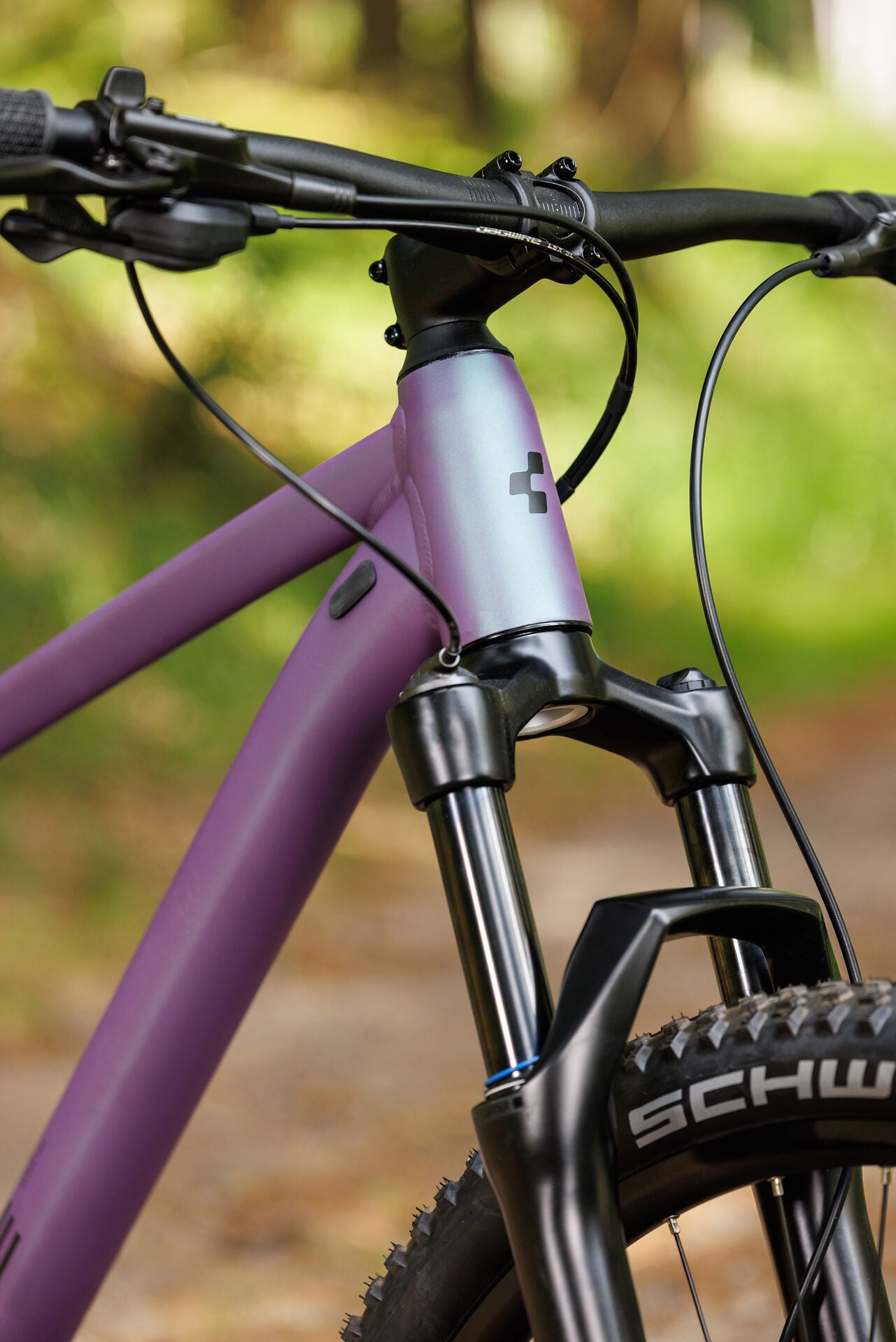 Cube Aim SLT mysticpurple´n´black 2027 – Mountainbike Hardtail – Detailansicht 4