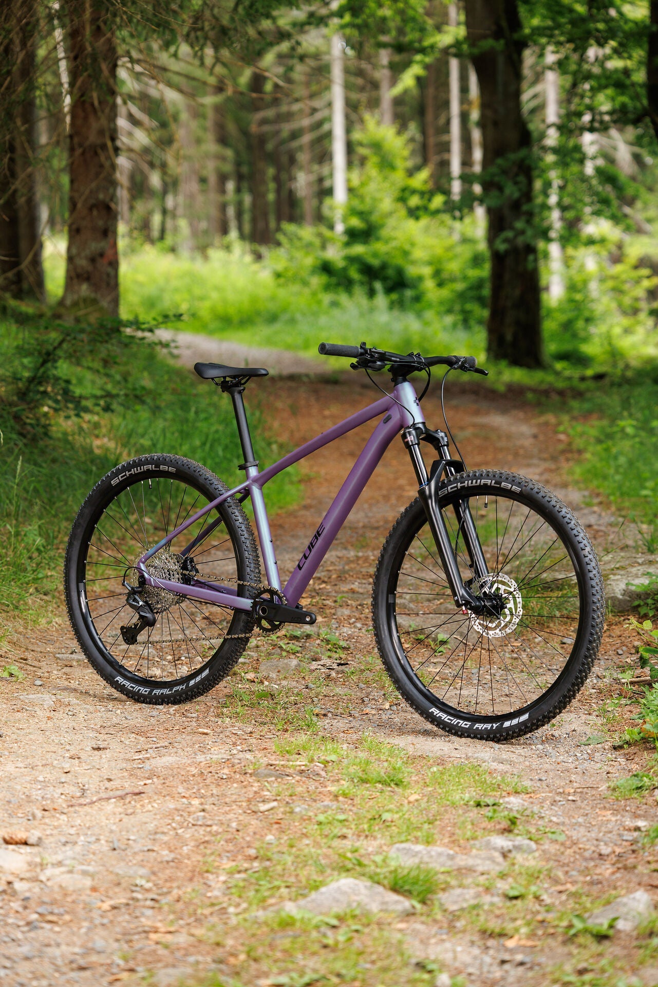 Cube Aim SLT mysticpurple´n´black 2027 – Mountainbike Hardtail – Seitenansicht 5