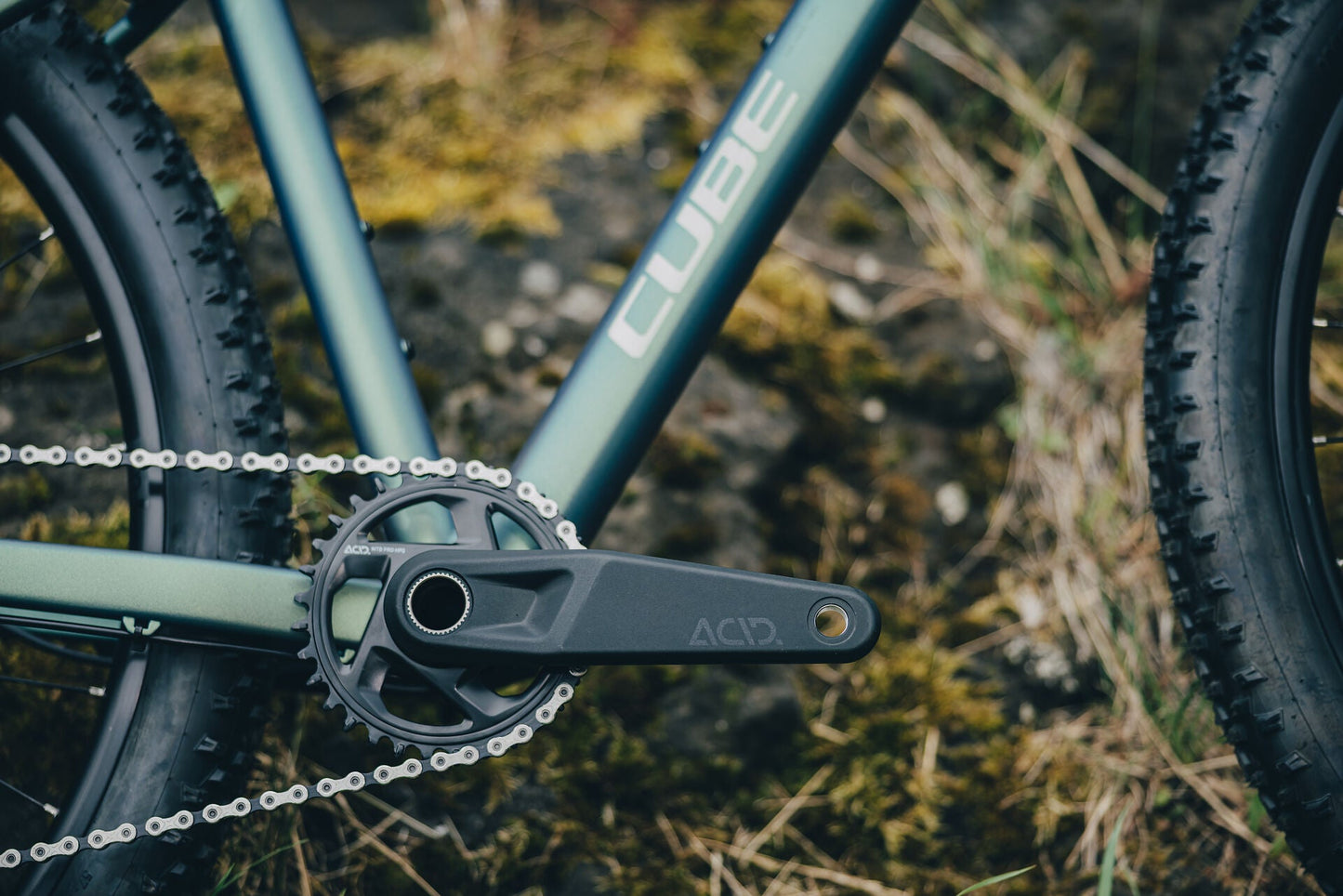 Cube Aim SLX shiftverde´n´chrome 2027 – Mountainbike Hardtail – Detailansicht 1