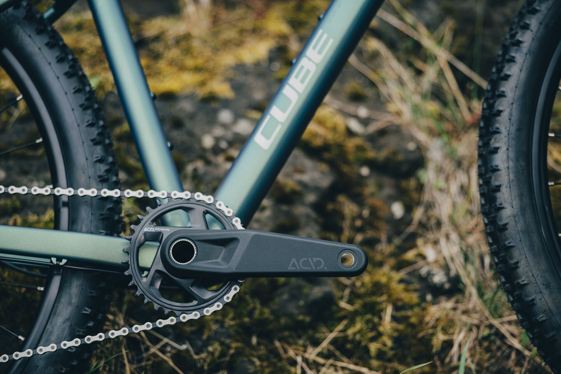 Cube Aim SLX shiftverde´n´chrome 2027 – Mountainbike Hardtail – Detailansicht 1
