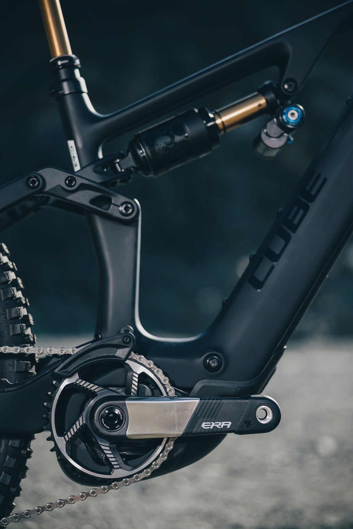 Cube AMS Hybrid 177 C:62 AT 600X carbon´n´white 2027 – E-Mountainbike Fully – Detailansicht 4