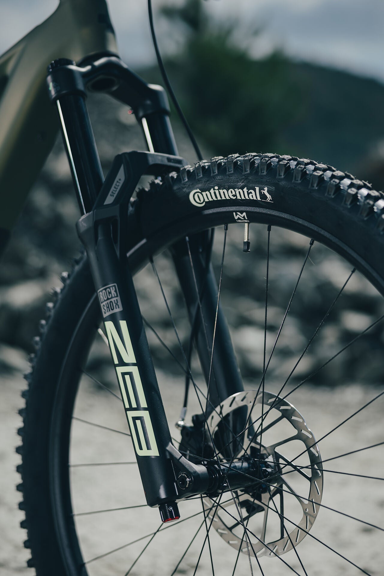 Cube AMS Hybrid 177 C:62 TM 600X reedgreen´n´gills 2027 – E-Mountainbike Fully – Detailansicht 3