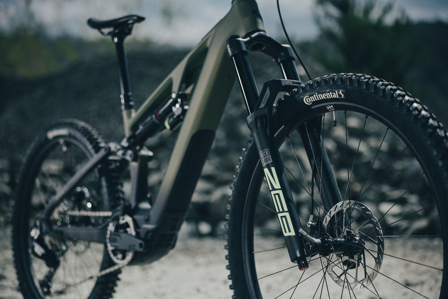 Cube AMS Hybrid 177 C:62 TM 600X reedgreen´n´gills 2027 – E-Mountainbike Fully – Detailansicht 4