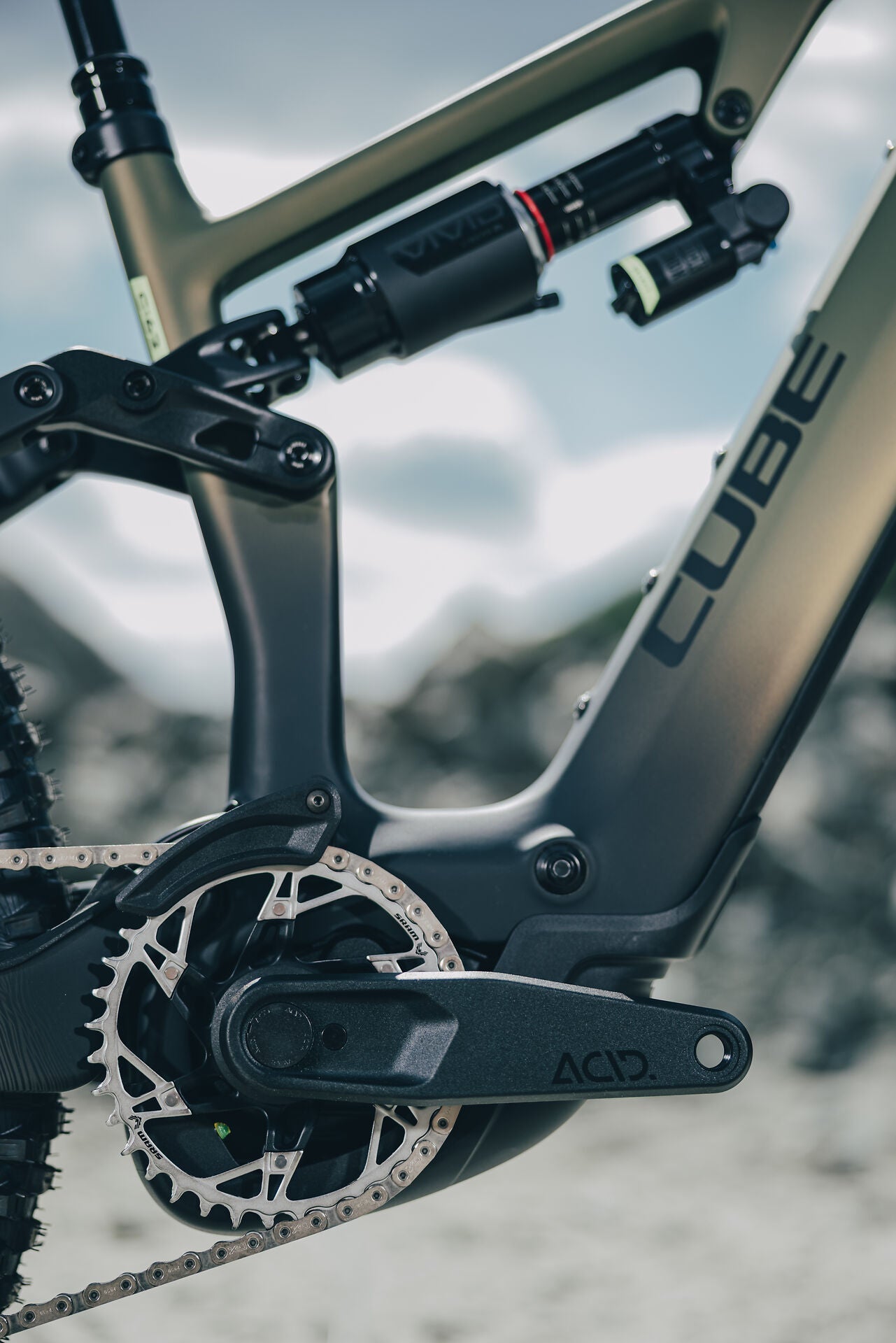 Cube AMS Hybrid 177 C:62 TM 600X reedgreen´n´gills 2027 – E-Mountainbike Fully – Detailansicht 8