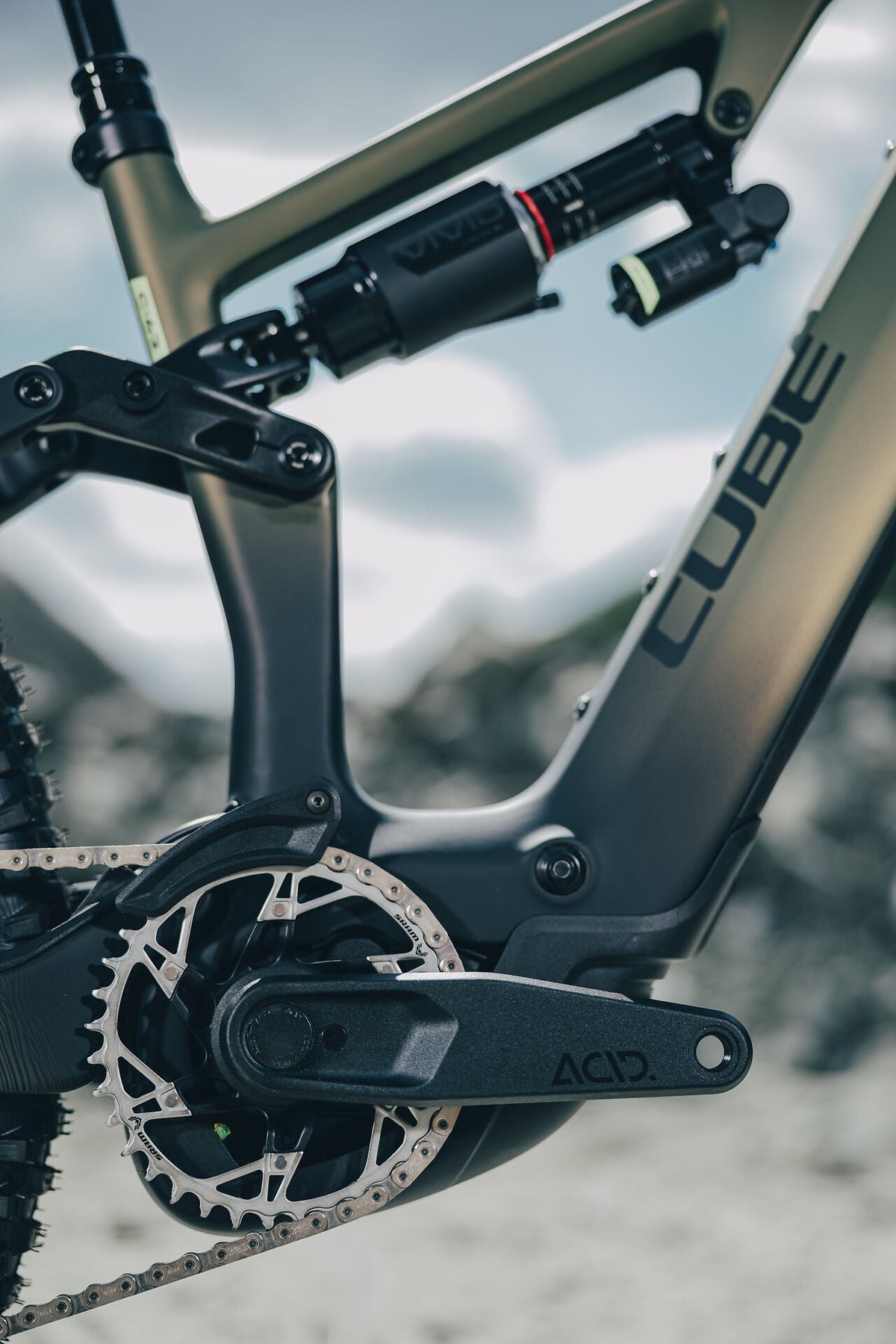 Cube AMS Hybrid 177 C:62 TM 600X reedgreen´n´gills 2027 – E-Mountainbike Fully – Detailansicht 8