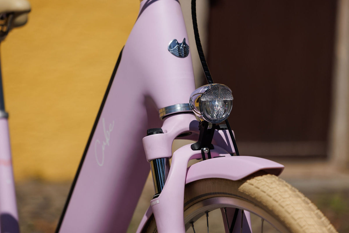 Cube Aruba Hybrid 600 cottoncandy´n´creme Easy Entry 2027 – E-Trekkingrad – Detailansicht 9