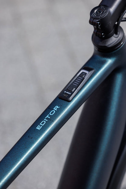 Cube Editor Hybrid SLX 400X FE glitterteal´n´black 2027 – E-Citybike – Detailansicht 8