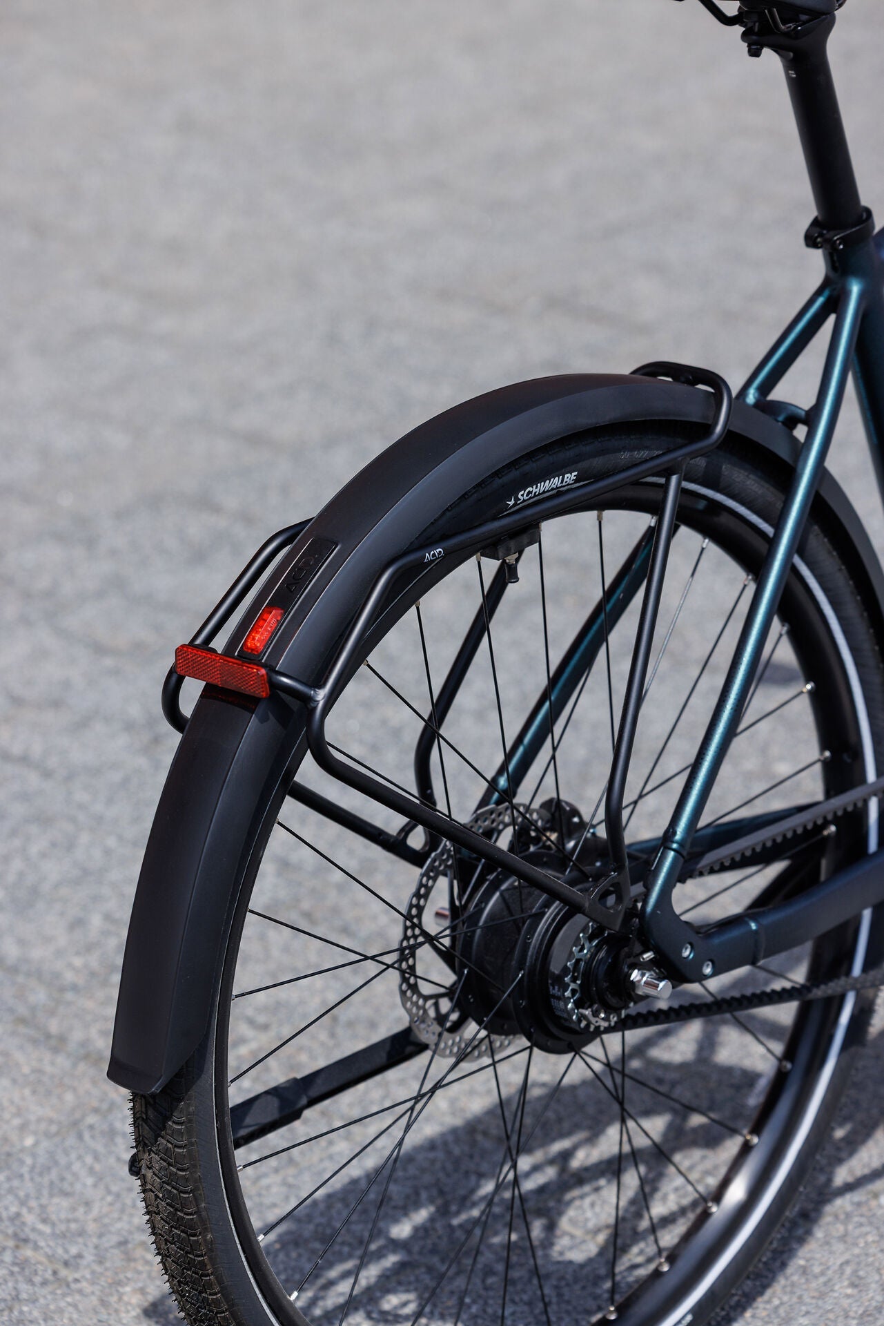 Cube Editor Hybrid SLX 400X FE glitterteal´n´black 2027 – E-Citybike – Detailansicht 10