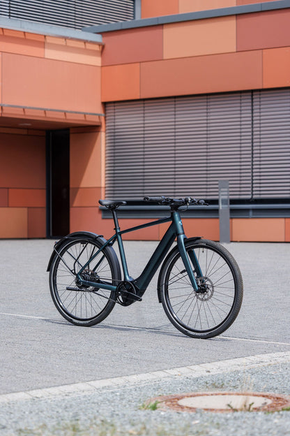 Cube Editor Hybrid SLX 400X FE glitterteal´n´black 2027 – E-Citybike – Seitenansicht 4