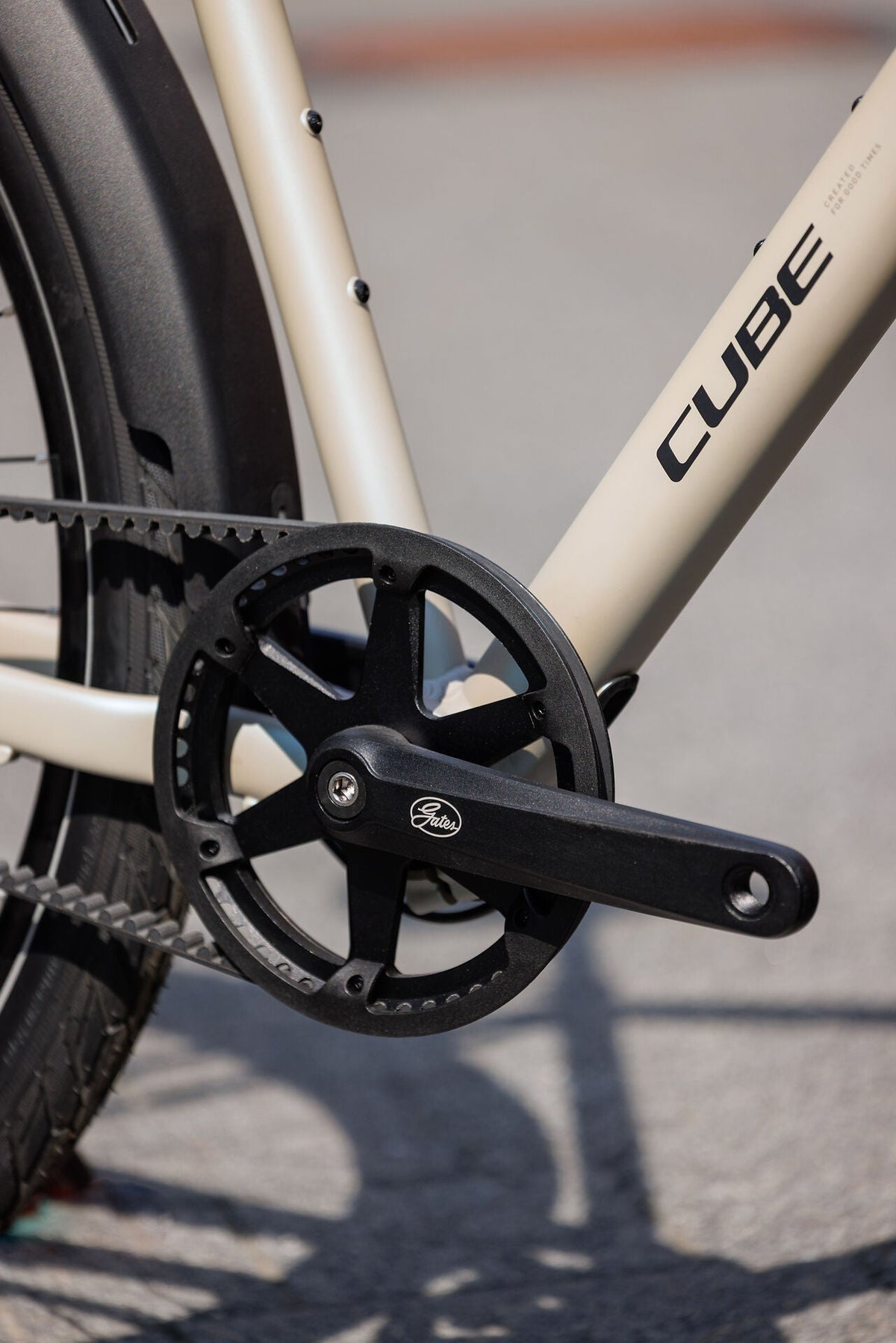 Cube Editor ONE FE glintsand´n´black 2027 – Citybike – Detailansicht 2