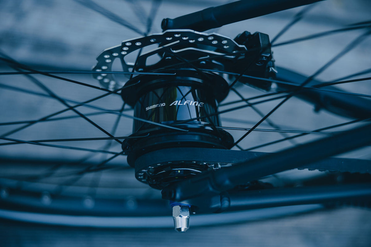Cube Editor Pro night´n´chrome 2027 – Citybike – Detailansicht 3