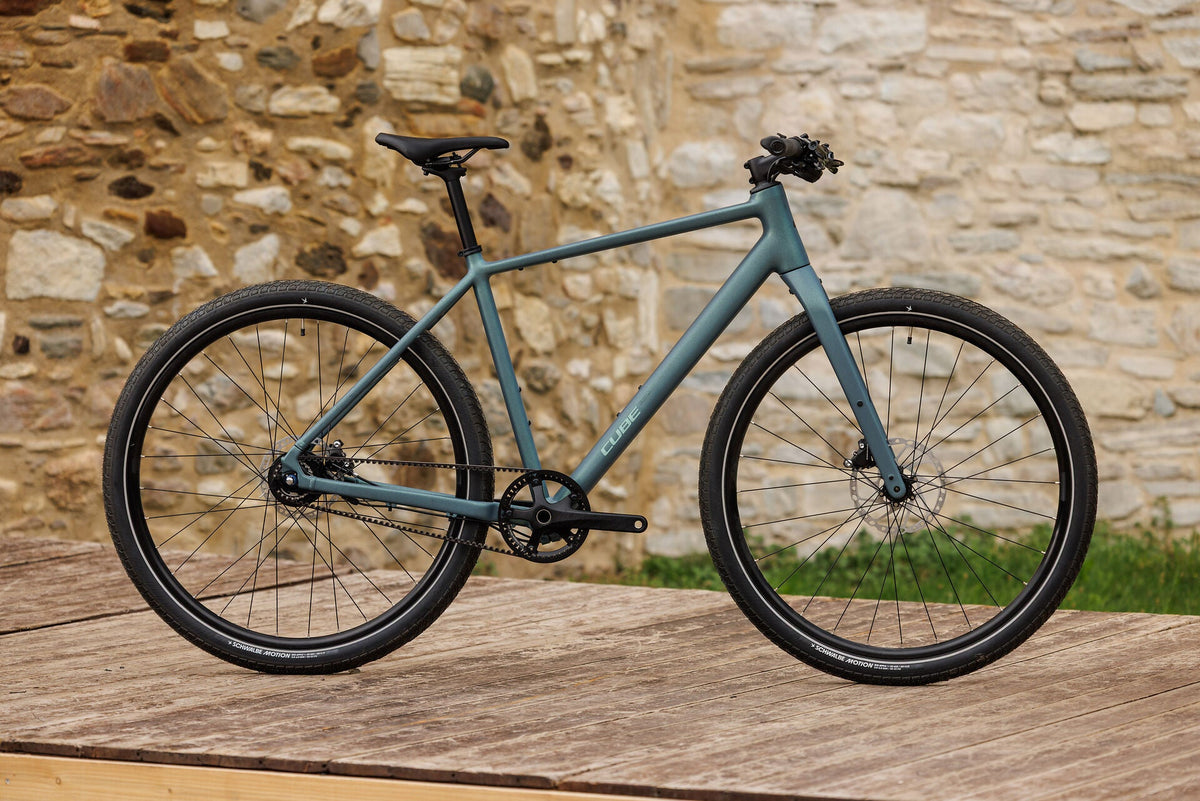 Cube Editor SLX greengranit´n´green 2027 – Citybike – Seitenansicht 1