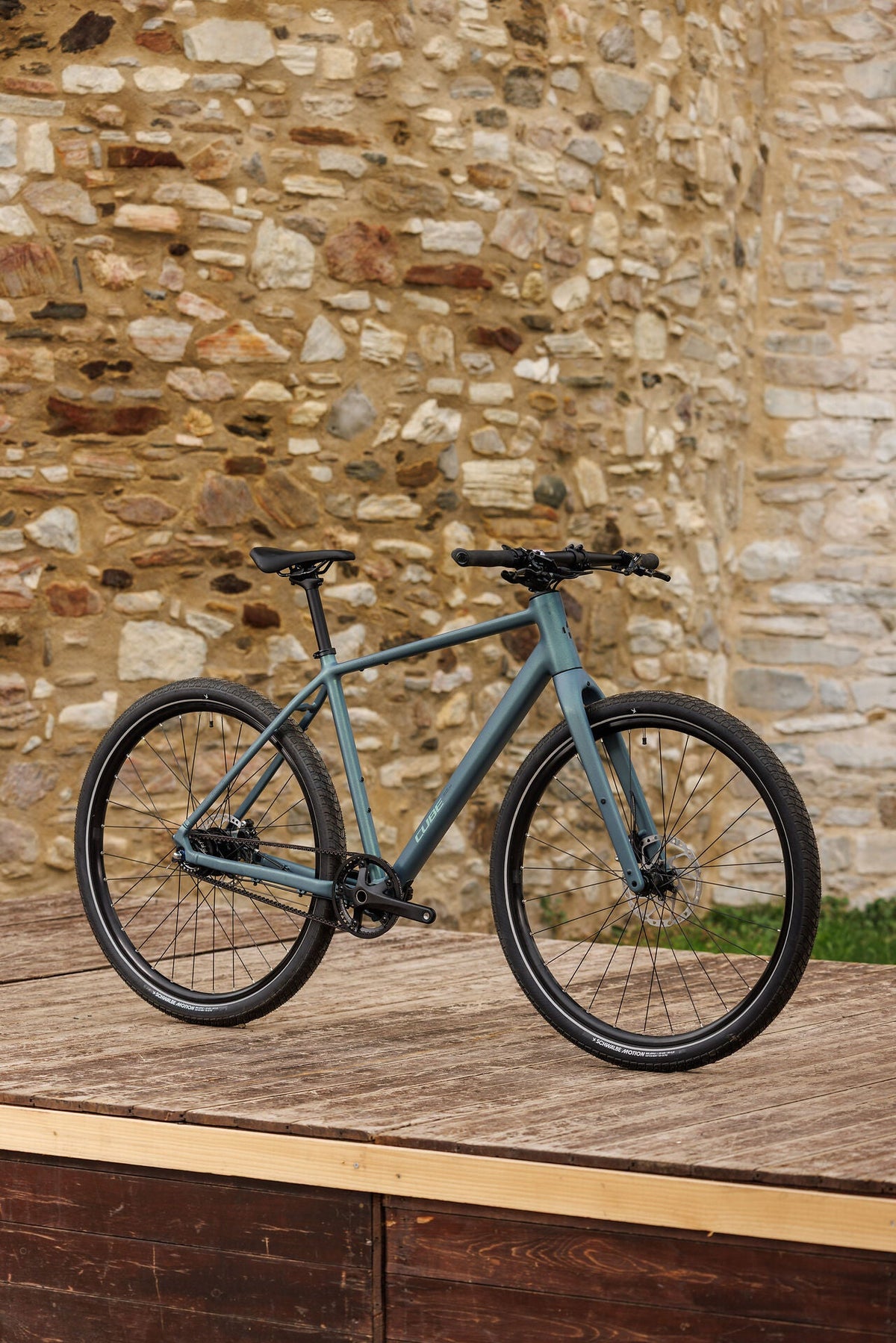 Cube Editor SLX greengranit´n´green 2027 – Citybike – Seitenansicht 4