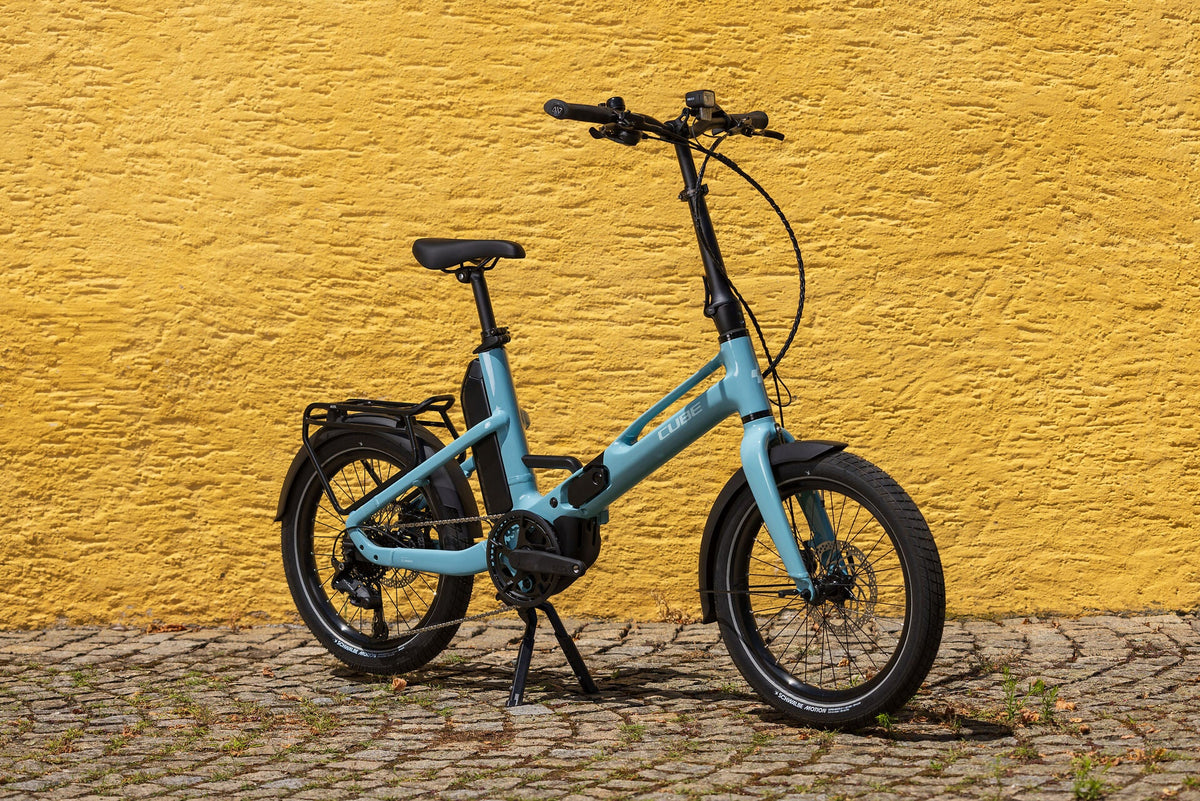 Cube Fold Hybrid 540 arubablue´n´sky 2027 – E-Citybike – Seitenansicht 3