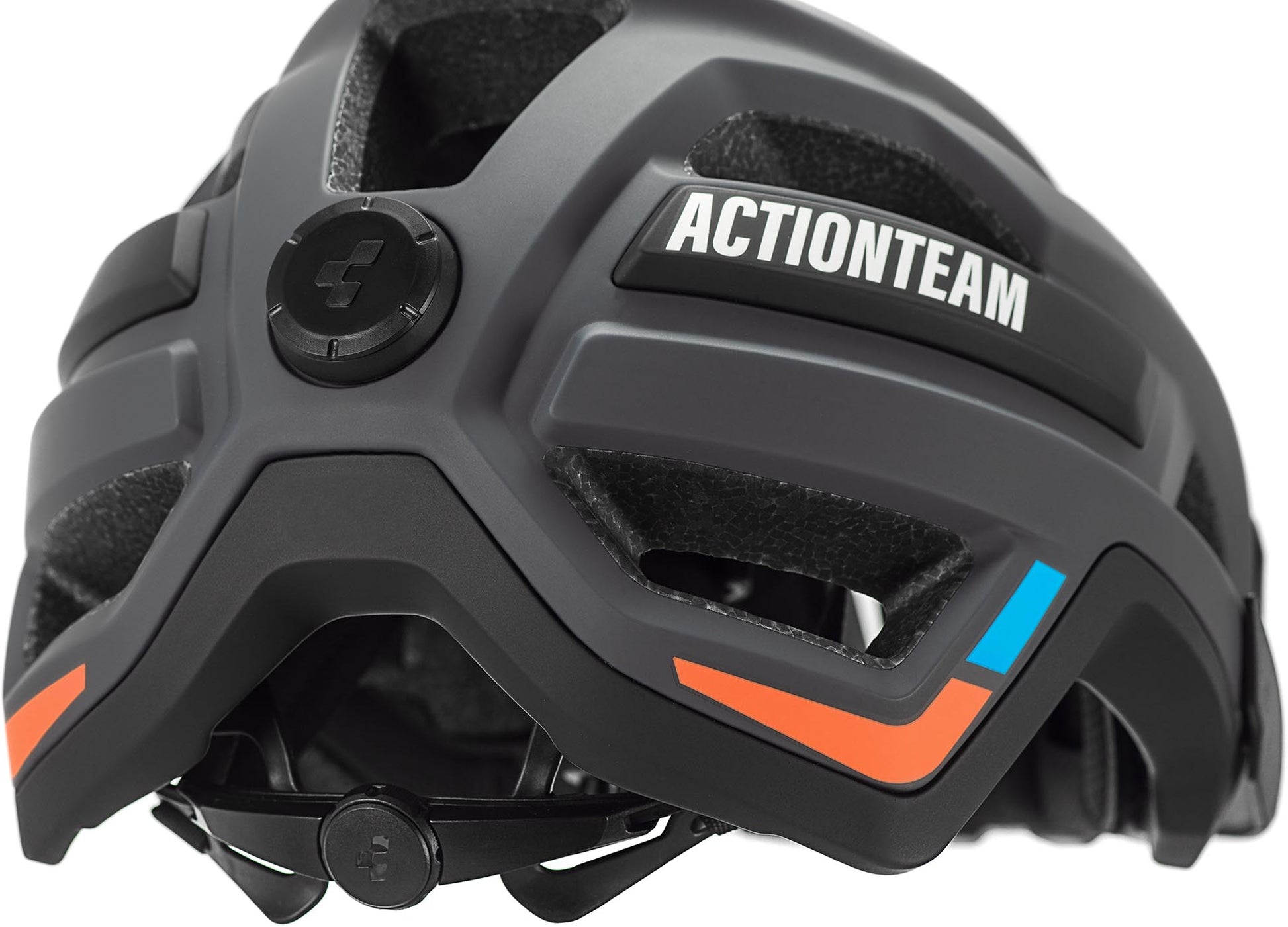 CUBE Helm ROOK X Actionteam grey´n´orange