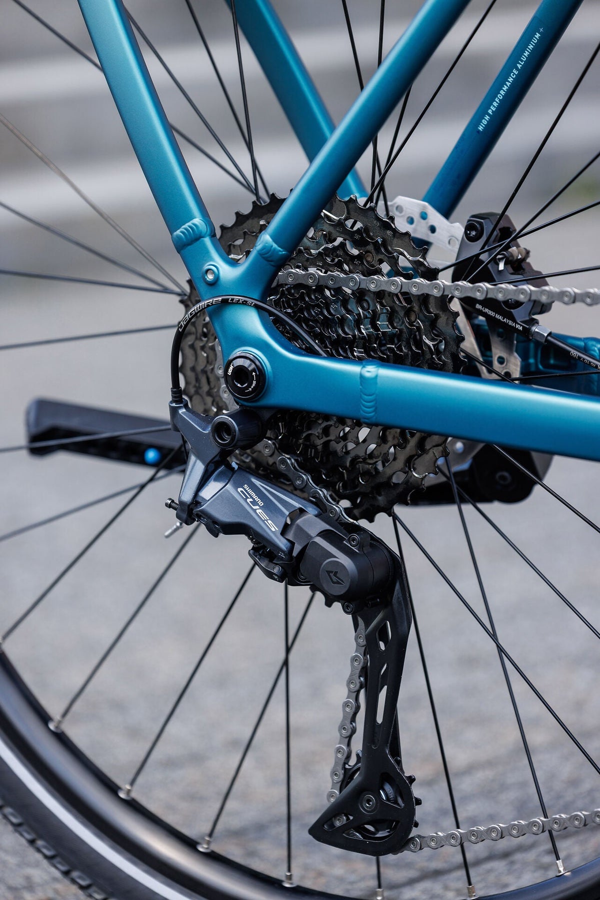 Cube Kathmandu EXC metallicpetrol´n´sea 2027 – Trekkingrad – Detailansicht 5