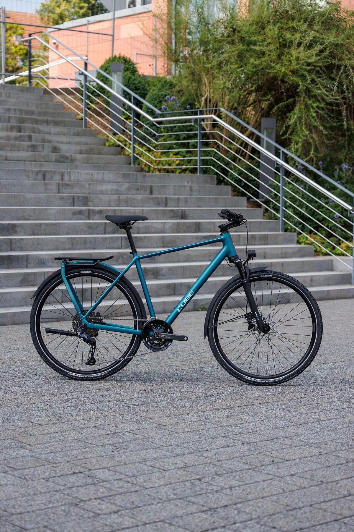 Cube Kathmandu EXC metallicpetrol´n´sea 2027 – Trekkingrad – Seitenansicht 2