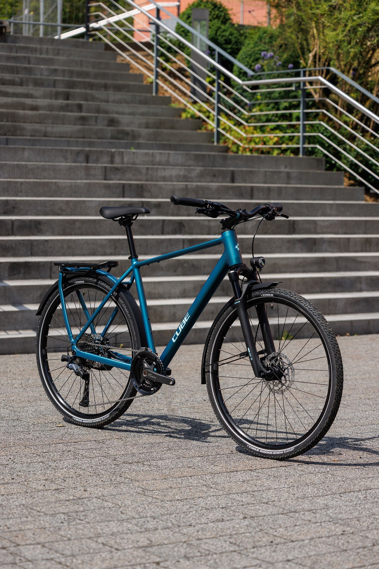 Cube Kathmandu EXC metallicpetrol´n´sea 2027 – Trekkingrad – Seitenansicht 3