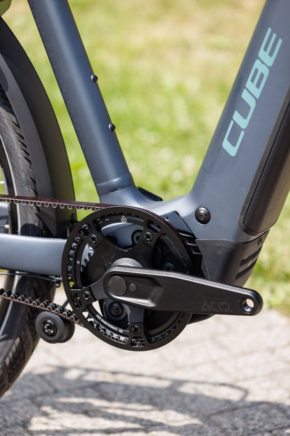 Cube Kathmandu Hybrid Deluxe SLX 800 mineralblue´n´blue 2027 – E-Trekkingrad – Detailansicht 3