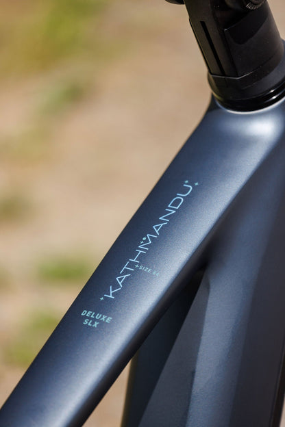 Cube Kathmandu Hybrid Deluxe SLX 800 mineralblue´n´blue 2027 – E-Trekkingrad – Detailansicht 9