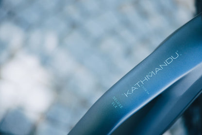 Cube Kathmandu Hybrid Deluxe SLX 800 mineralblue´n´blue Trapeze 2027 – E-Trekkingrad – Detailansicht 9