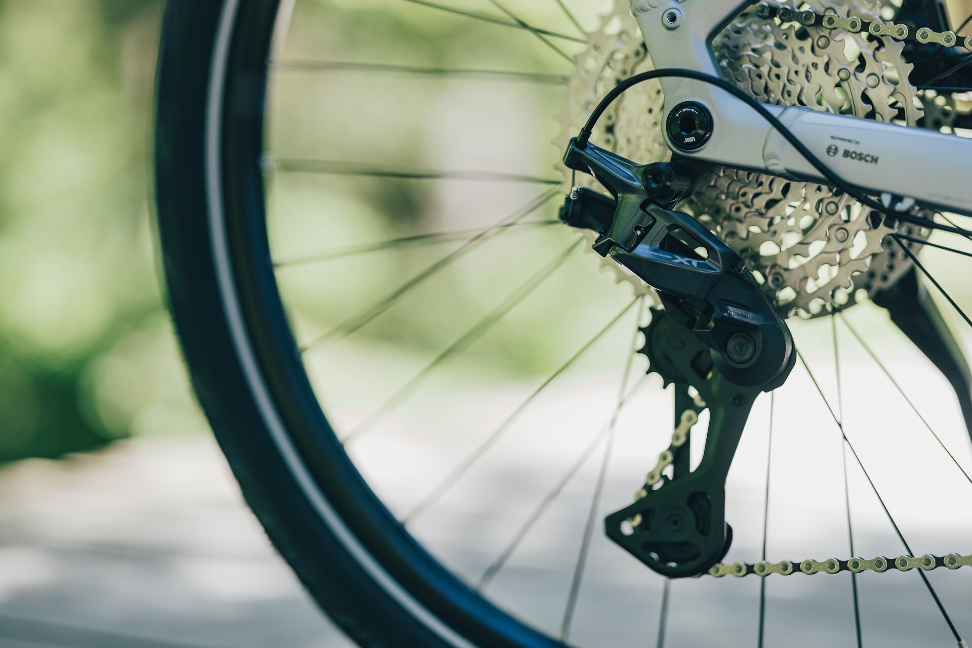Cube Kathmandu Hybrid EXC 800 slategrey´n´chrome 2027 – E-Trekkingrad – Detailansicht 2