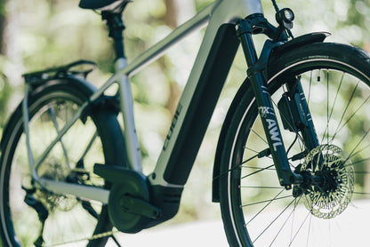 Cube Kathmandu Hybrid EXC 800 slategrey´n´chrome 2027 – E-Trekkingrad – Detailansicht 6