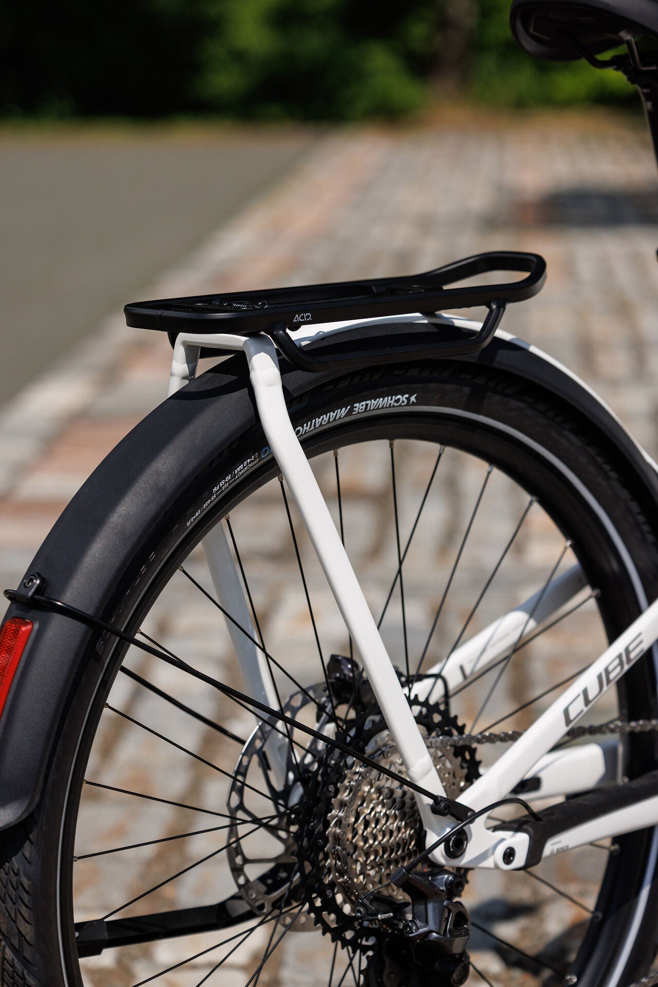 Cube Kathmandu Hybrid ONE11 HPC SLX 800 metallicwhite´n´prizm 2027 – E-Crossrad – Detailansicht 6